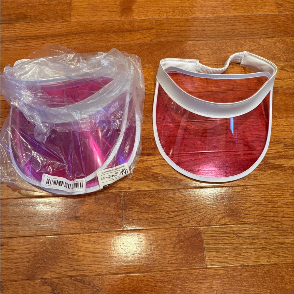 Pink Visor Set